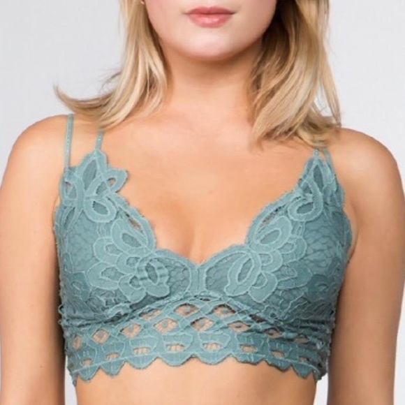 Anemone Other - NWT ANEMONE Boho Floral Lace Crochet Bralette